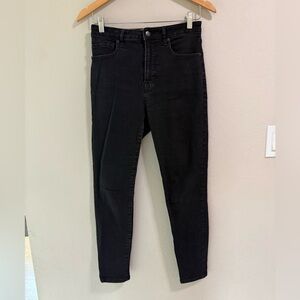 Everlane Black High Rise Skinny Jeans Size 28